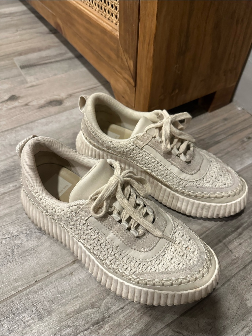 DOLCE VITA Knit Platform Sneakers